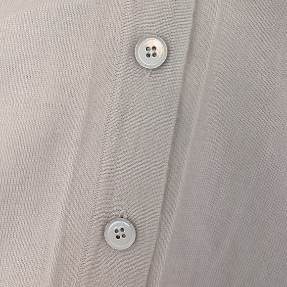 J. Crew 100% Merino Wool Lightweight Cardigan Metal Buttons - Picture 3 of 5